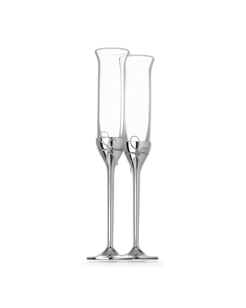 Wedgwood × Vera Wang Love Knot Champagne Flutes